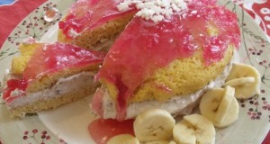Banán krémes mini torta