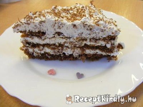 Bounty torta szelet