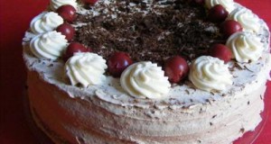 Csokoládés fekete erdő torta