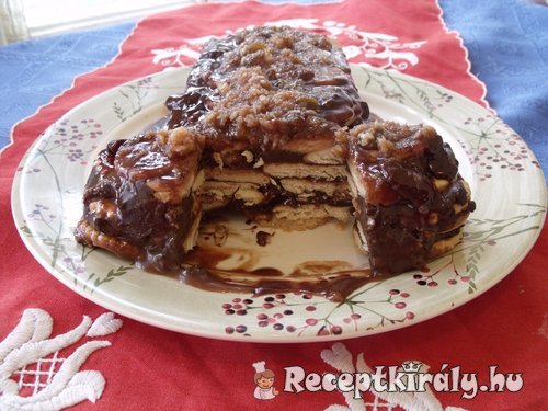 Csupacsokis keksztorta
