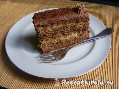 Kávékrémes csokoládétorta