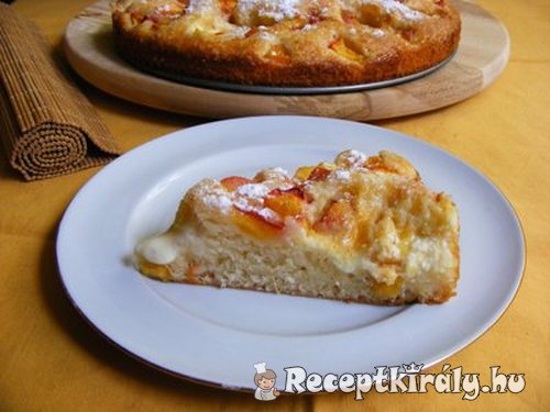 Mascarpone-s barackos pite