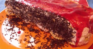 Málnahabos keksztorta