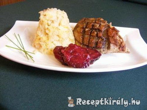Pecsenye kacsa bécsi burgonyával