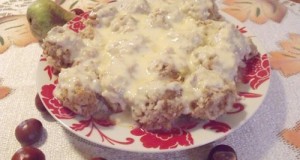 Sajtszószos húsgombócok