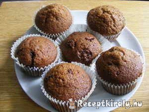 Sárgarépás muffin