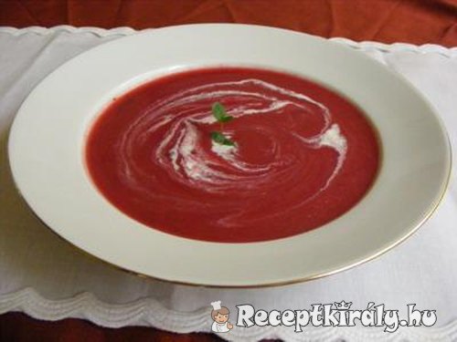 Tejszínes szilvaleves