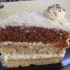 Vaníliás torta háromféle piskótából