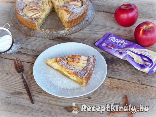 Almás csokoládés pite