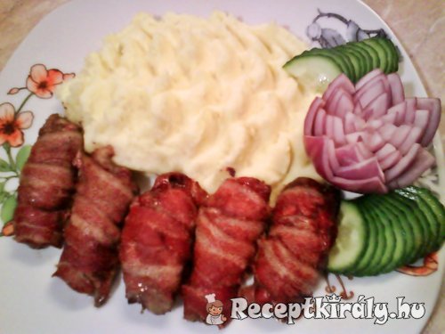 Baconos csirkemáj