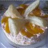 Barackos rizses tejszínhabos torta