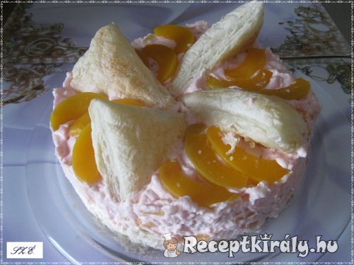 Barackos rizses tejszínhabos torta 4