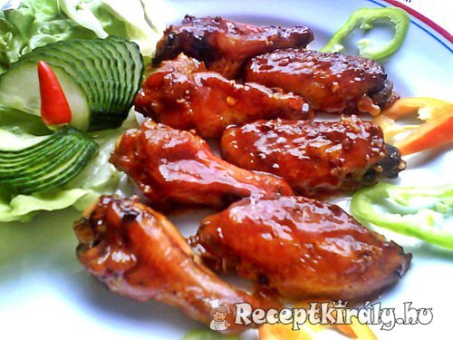 Barbecue csirkeszárnyak