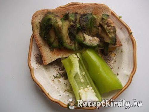 Bruschetta avokádó-val 1