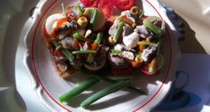 Bruschetta szardíniával