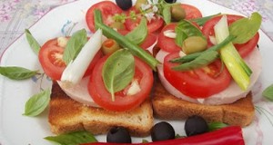Bruschetta pizzasonkával