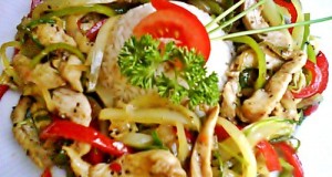 Csirke fajitas