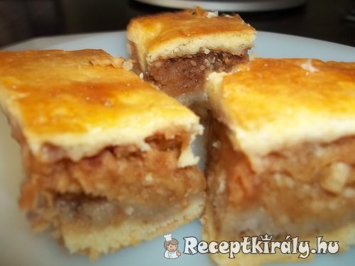 Diós almás pite rummal ízesítve 2