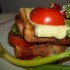 Dupla Bruschetta sonkával sajttal