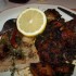 Fehérboros grillezett pangasius mángolddal zöldségekkel
