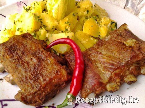 Fűszeres sült oldalas