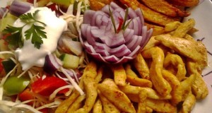 Gyros tál csirkemellből