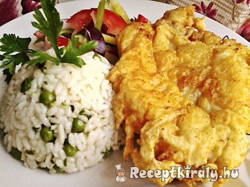 Karajszelet burgonyás-sajtos bundában