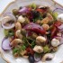 Mediterrán saláta bruschetta-val