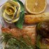 Pangasius grillezve zöldségekkel kapros mártással