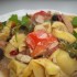 Sajtos tortellini pizzasonkával tejszínes szósszal