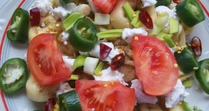 Sonkás tortellini kecskesajttal