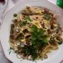 Spagetti baconnel zöldspárgával és sajttal