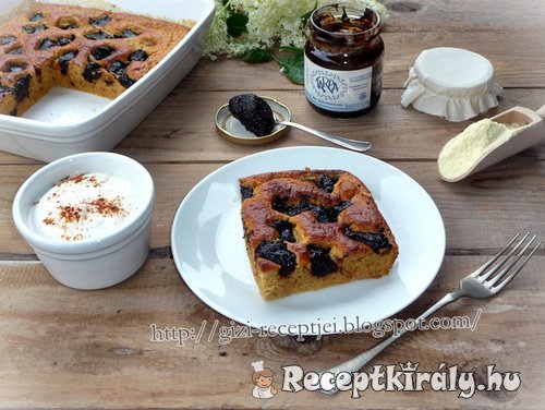 Szilvalekváros pite