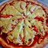 Taco-s csirkés pizza