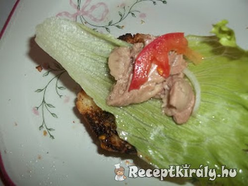 Tőkehalmájas bruschetta 1