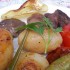 Cevapcici grillezett zöldségekkel