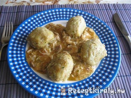 Citromos csirkemártás krumpligombóccal 1