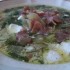 Fehérboros salátaleves baconnel és sonkával