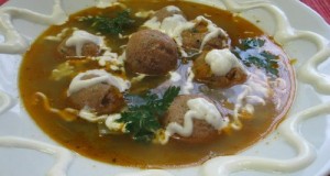 Hamis májgombócleves