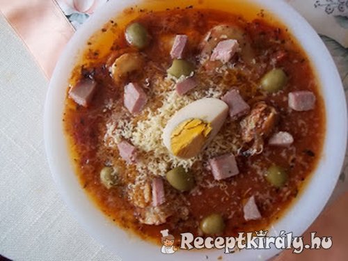 Húsvéti tortellini sonkás paradicsomos szószban tojással 1
