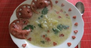Karalábéleves