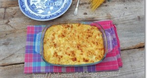 Karfiolos sajtmártásos spagetti