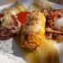 Kukoricacső baconbe tekert paradicsommal