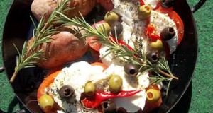 Mediterrán csirkemell paradicsommal mozzarellával