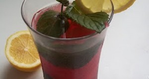 Mentás görögdinnye koktél vodkával
