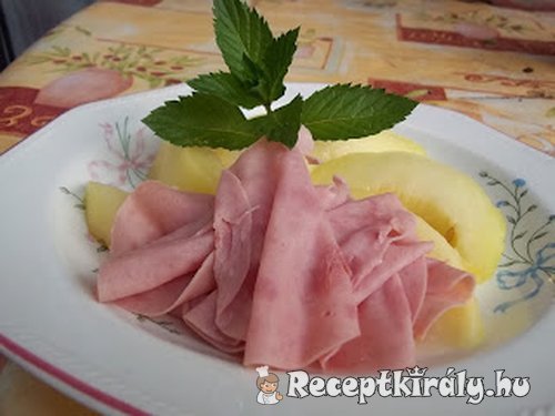 Prosciutto con melone e menta
