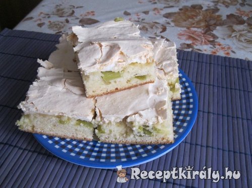 Rebarbarás süti