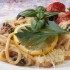 Spagetti tintahallal mángolddal és paradicsommal