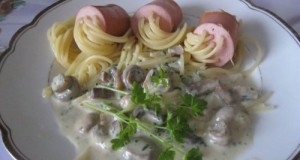 Virsliben főtt spagetti