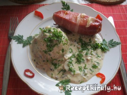Virslis csónakok gombamártással